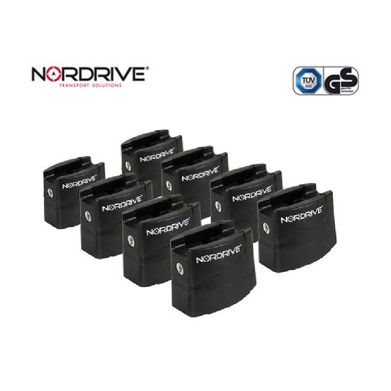 NORDRIVE Serre-câbles KP-1 Pour Barres De Toit - Paire - N11031 - 2