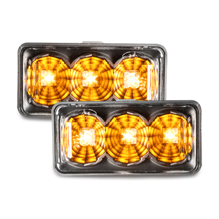 Led Signal Lights Black X2 Vw Golf Iii Vento 95 Sv03alb