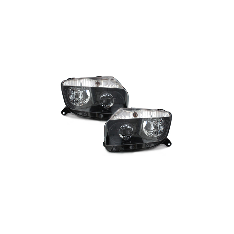 Jeu De Phares H4 Gauche + Droite Pour Dacia Logan 09/04-05/08 - Johns Compatible