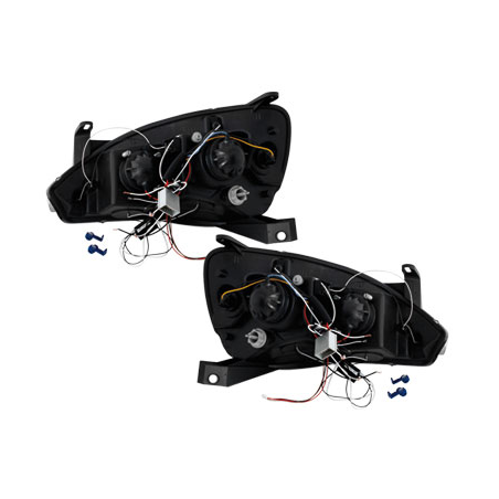 Phares Opel Corsa C 01 06 Avec 2 Anneaux Lumineux Angel Eyes Noir Swo07ab Phares Opel Corsa C 01 06 Avec 2, Vauxhall Corsa C Headlight Wiring Diagram