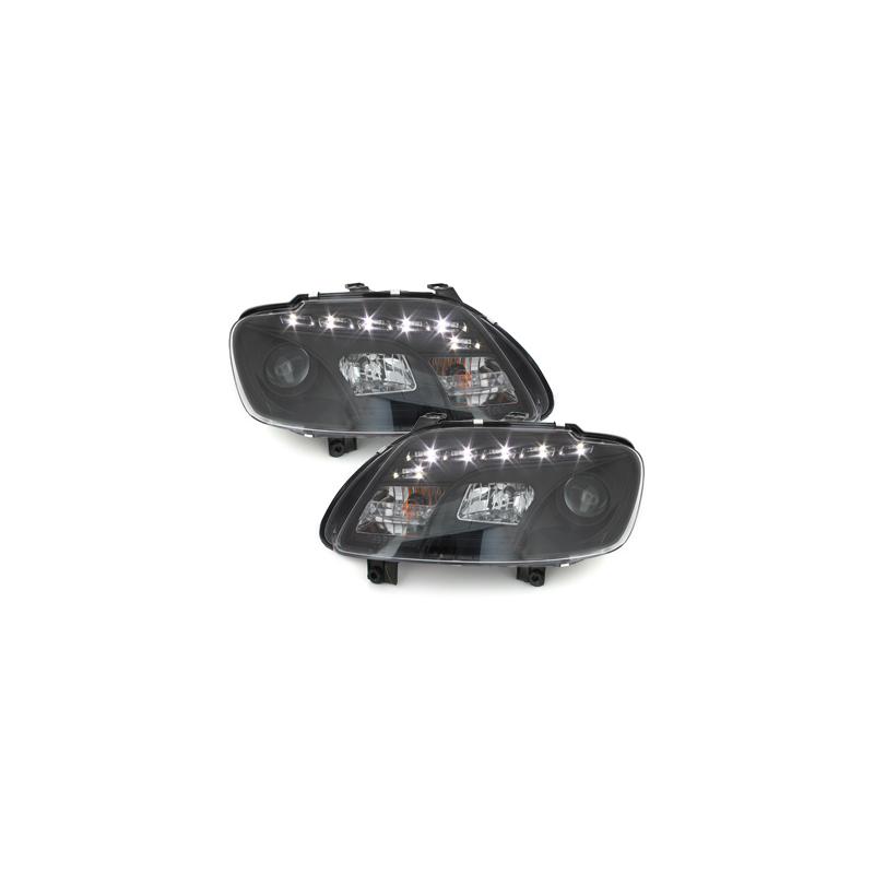Phares LED DRL VW Touran 1T 0306 Noir SWV34GXB