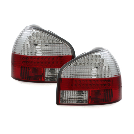  Feux LED Audi A3 8L 09.96-04 Rouge/Cristal -  RA01DLRC