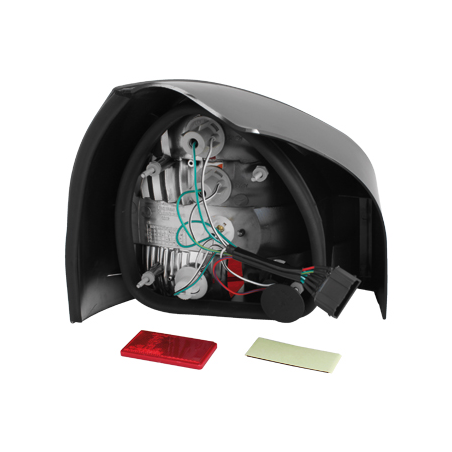 Feux Audi A3 8L 09.96-04 Rouge/Chrome Feux Audi A3 8L 09.96-04 Rouge/Chrome