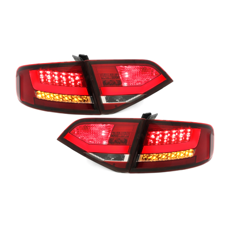 Feux arrière LED Audi A4 B8 8K Berline  07-10-Rouge/clair