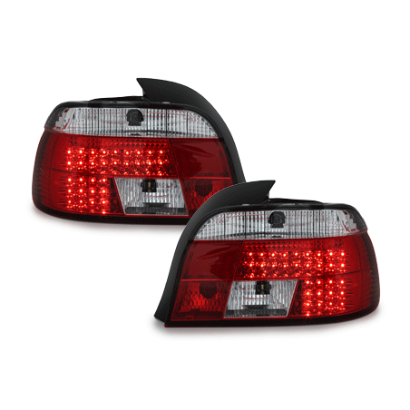 Feux arrière LED BMW E39 95-00  rouge/cristal