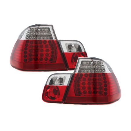 Feux arrière à LED BMW E46 Berline  02-04  rouge/cristal 4-Portes