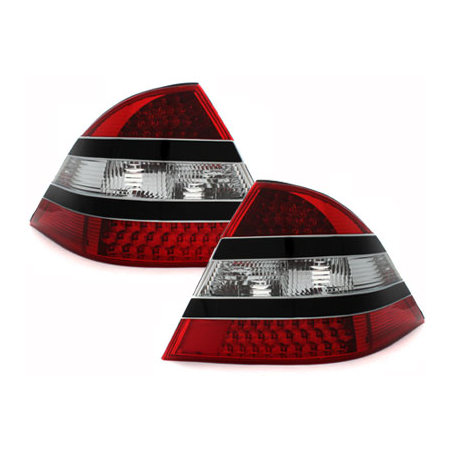 Feux arrière LED Mercedes Benz W220 S-Kl.Noir/red/ cristal