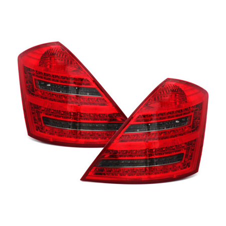Feux arrière LED Mercedes Benz Classe S W221 Limousine Rouge Fumé