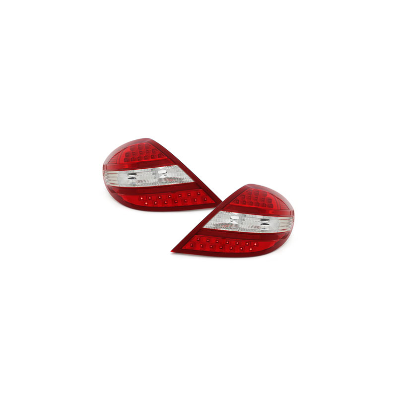 Feux Arrière LED Rouge Transparent Pour Mercedes SLK R170 - Paire Gauche/Droite Neuf