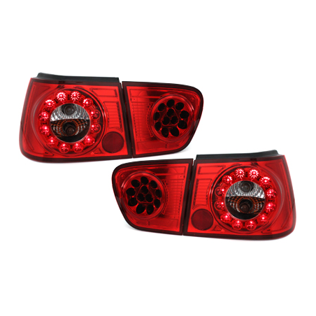  Feux arrière à LED Seat Ibiza 6K2 08.99-02.02 Rouge/Cristal -  RSI01LLRC
