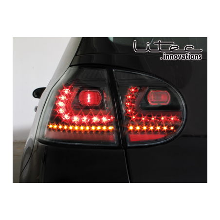 Feux arrière LED LITEC VW Golf V Rouge/Noir