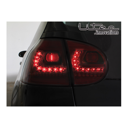 Feux arrière LED LITEC VW Golf V Rouge/Fumé