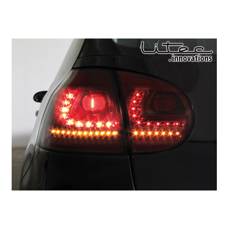 Feux arrière LED LITEC VW Golf V Rouge/Fumé