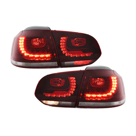 Feux LED rouge clair CAN-BUS Golf 6 Gti R-line - RV39ADLRC