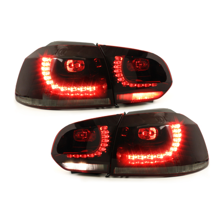 Feux LED rouge fumé CAN-BUS Golf 6 Gti R-line - RV39ADLRS