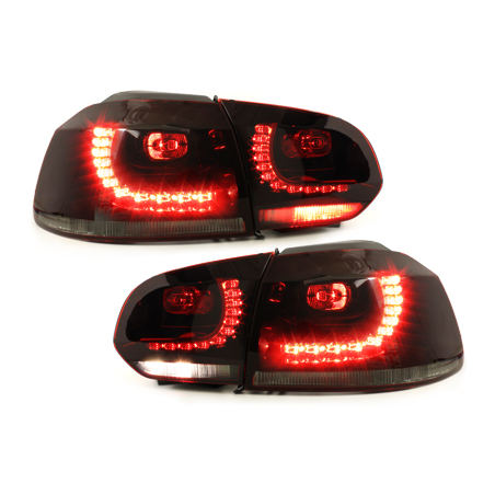 Feux LED rouge fumé CAN-BUS Golf 6 Gti R-line - RV39ADLRS Feux LED rouge fumé CAN-BUS Golf 6 Gti R-line - RV39ADLRS