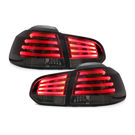  Feux arrière LED VW Golf VI rouge/Fumé -  RV39ALRS