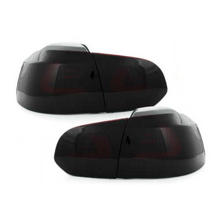  Feux arrière LED VW Golf VI LIGHTBAR Noir/rouge/Fume -  RV39LLBRS