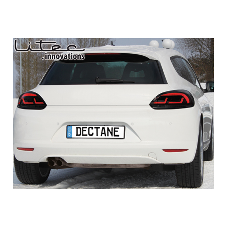 Feux arrière LITEC LED VW SCIROCCO III 08+ Noir/Fumé