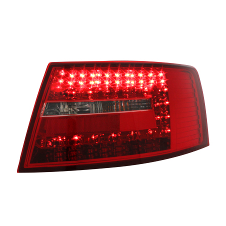 Feux arrière LED Audi A6 4F Berline 04-08-Rouge/clair