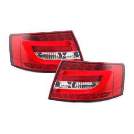 Feux arrière LED Audi A6 4F Berline 04-08 Rouge/Clair