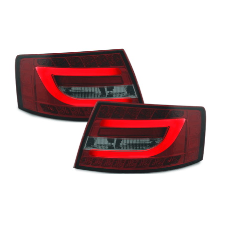 Feux arrière LED Audi A6 4F Berline 04-08 Rouge/Fumé