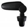 Accoudoir central en Cuir noir - Up - Mii Accoudoir central en Cuir noir - Up - Mii