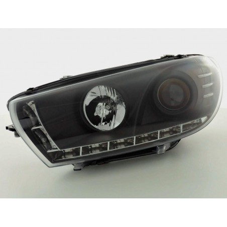 Phares noir avec feux diurne pour Scirocco Phares noir avec feux diurne pour Scirocco