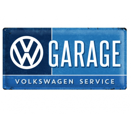 Plaque en tôle - Garage Volkswagen Service