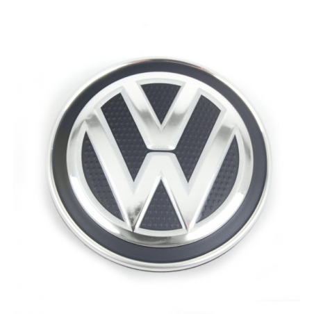 Cache-moyeu d'origine VW, couvercle de moyeu, couverture de moyeu de jante en aluminium chromé/argenté 5G0601171XQI.