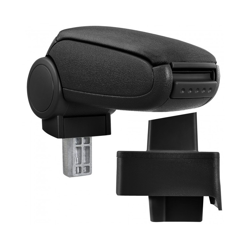 Accoudoir Réglable Pour Audi Q2 - Similicuir Noir, Qualité Italienne, Neuf