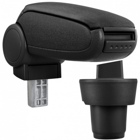 Accoudoir central en cuir noir - Vw - UP, MII Accoudoir central en cuir noir - Vw - UP, MII