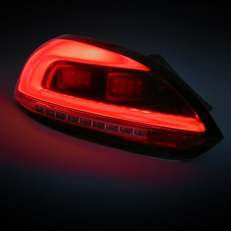 Feux arrière Rouge/Fumé LED BAR Vw SCIROCCO (2008 - 2015)