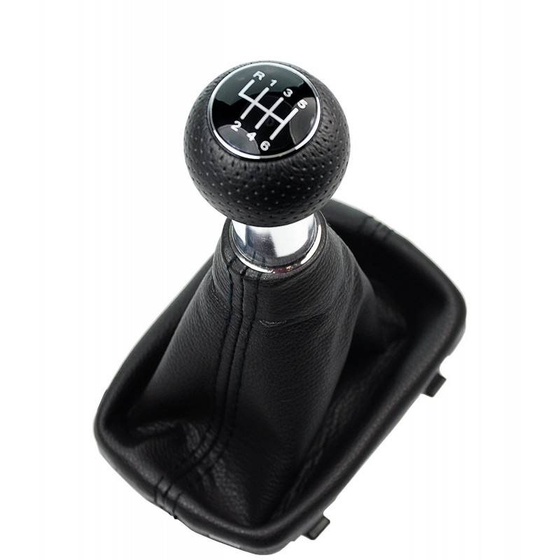Details about  / Genuine Audi A3 S3 03-13 Sport Leather Gear Shift Knob With Boot Black Silver