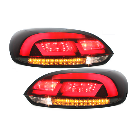 Feux arrière LED à clignotant dynamique Rouge Fumé  VW SCIROCCO