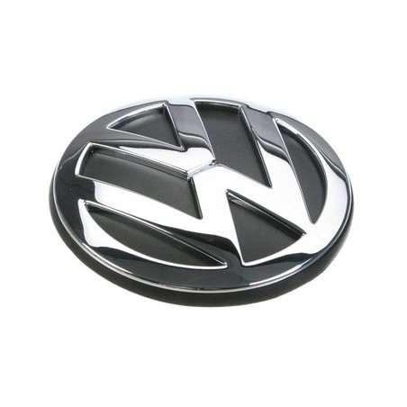 Emblème d'origine VW pour le hayon Golf 4 Lupo Polo 6N, symbole chromé / noir.