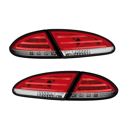 Feux Arrière LED Rouge et Blanc Pour SEAT LEON 06.05-09