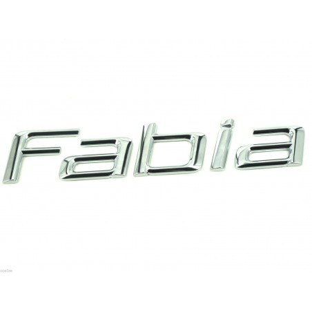 Logo "Fabia" autocollant d'origine Skoda