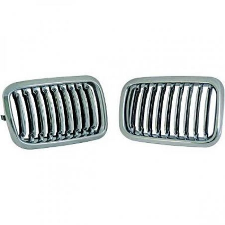 griglia design, set, compl. chrome BMW E36, griglia design, set, compl. chrome BMW E36,