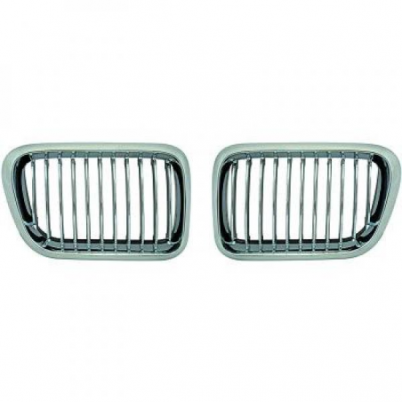 griglia design, set, compl. chrome BMW E36, griglia design, set, compl. chrome BMW E36,