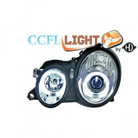 phares design, chrome, set   CLK W208,