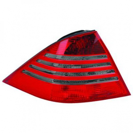 feux arrières design, rouge/noir, LED          W220,