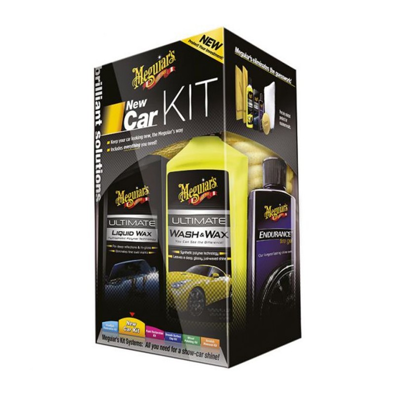 Meguiars New Car Kit (Ultimate Wash&Wax/Ultimate Wax/Endurance High