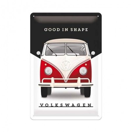 Décoration Plaque en métal Vintage "Bolshoi de Volkswagen VW Meet The Classics" 30x40cm