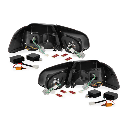 Feux LED rouge fumé CAN-BUS Golf 6 Gti R-line - RV39ADLRS Feux LED rouge fumé CAN-BUS Golf 6 Gti R-line - RV39ADLRS