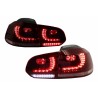 Feux Led rouge fumé à clignotants dynamique pour VW Golf 6 Feux Led rouge fumé à clignotants dynamique pour VW Golf 6