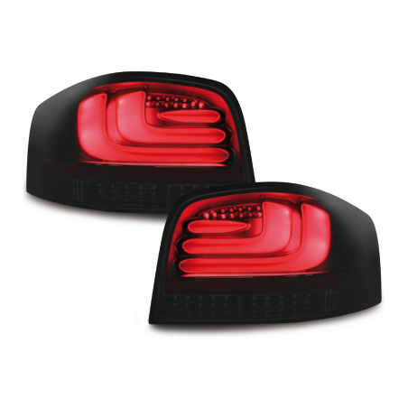 Feux Audi A3 8P Full Led noir fumé à clignotants dynamique Feux Audi A3 8P Full Led noir fumé à clignotants dynamique