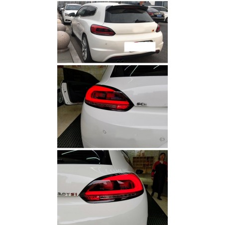 Feux arrière Rouge clair LED BAR Vw SCIROCCO (2008 - 2015)