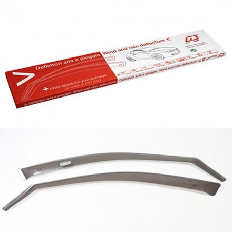 o Applicable: 2006->2015o 5-porteo Set (2 pièces avant)o Couleur: gris Les déflecteurs latéraux ou spoilers de vitres, procur o Applicable: 2006->2015o 5-porteo Set (2 pièces avant)o Couleur: gris Les déflecteurs latéraux ou spoilers de vitres, procur