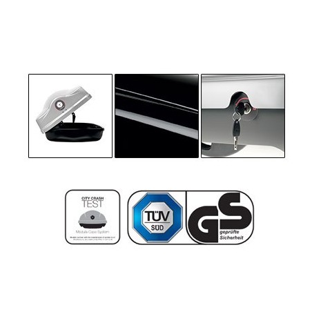o Matériel: plastique ABS - Anti UVo Homologation: ISO PAS + City Crasho Dimensions: 140 x 80 x 44 cmo Max capacité de charge de o Matériel: plastique ABS - Anti UVo Homologation: ISO PAS + City Crasho Dimensions: 140 x 80 x 44 cmo Max capacité de charge de